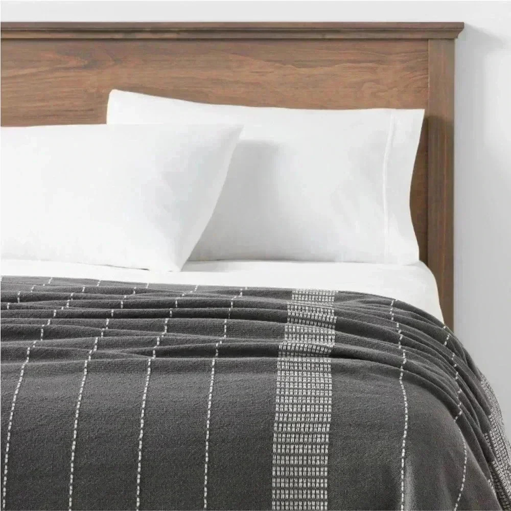 NWT Global Fringed Oversized Throw‎ Blanket
Gray - Threshold